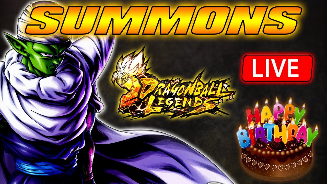 Dragon Ball Legends - Legend Kamicolo Banner Live Summons! [Birthday Stream Special]