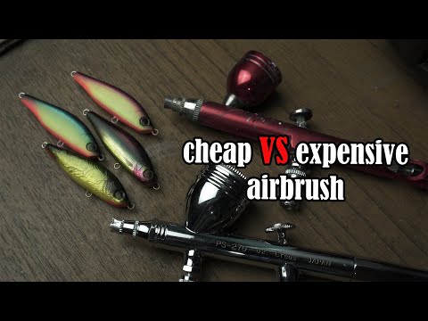 TEST airbrush mahal vs airbrush murah untuk mewarnai lure - manakah yang terbaik??? @gogorifishing