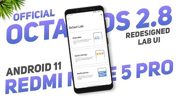 Octavi OS 2.8 Official For Redmi Note 5 Pro | Android 11 | August Security Patch | Safety Net Passed