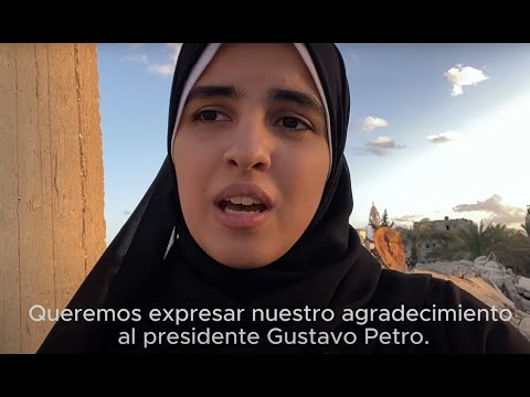 Desde Gaza, una voz agradece a Colombia