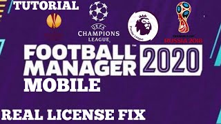 Hey guys and welcome back to another fmm2020 tutorial video. today i
will be showing you how get the real league licenses for game such as
'champ...