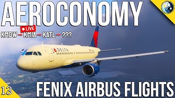 Realistic Flights in Flight Simulator 2024 | Flying the Fenix A320 in Aeroconomy