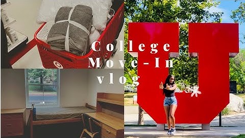MOVE-IN TO COLLEGE WITH ME :)  UofU #freshman #college #vlog