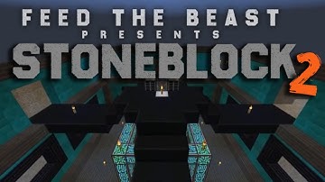 Minecraft FTB StoneBlock 2 | 3rd Person Timelapse | ME Storage System
