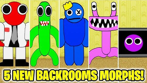 How to get ALL 5 NEW BACKROOMS MORPHS in Backrooms Morphs (ROBLOX)