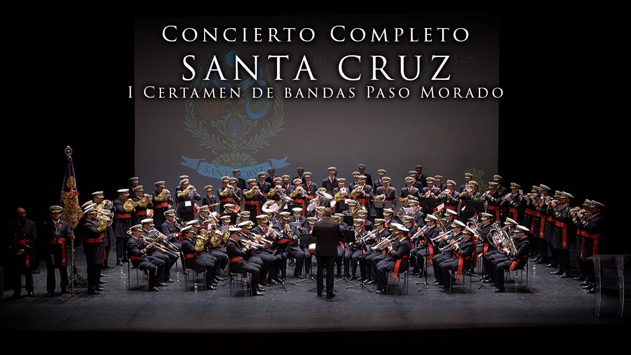 [4K] Concierto Completo - Santa Cruz de Almería - I Certamen de Bandas Paso Morado 2025