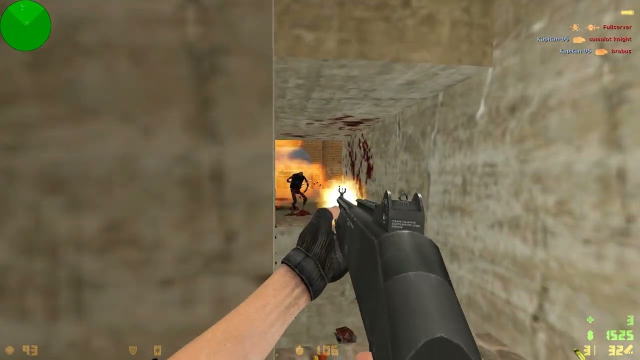 CS 1.6 Zombie biohazard mod online gameplay - The defense #8