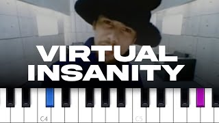 Jamiroquai - Virtual Insanity  (piano tutorial)