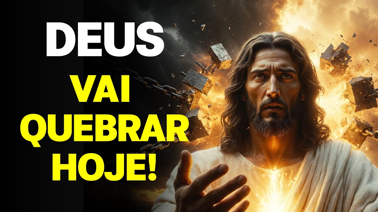 DEUS VAI QUEBRAR HOJE O QUE ESTÁ TE IMPEDINDO DE AVANÇAR | ORAÇÃO DA MANHÃ