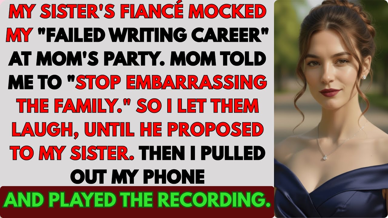 Sister's Fiancé Called Me A Failed Writer At Mom's Birthday—Everyone Laughed...Until