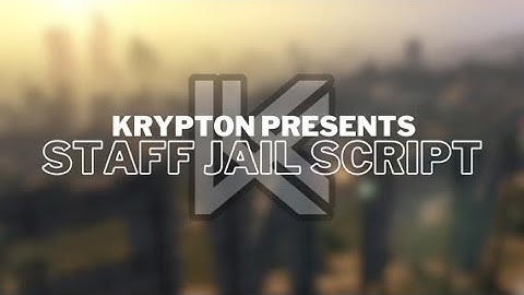FiveM Script | Staff Jail - Krypton
