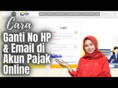 Cara Ganti Nomor HP dan Email di Akun Pajak Pribadi