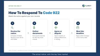 Code 922 IRS Transcript What the Underreporter Review Means in 2026