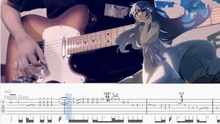 Video thumbnail of "When the morning glory falls TUYU Guitar Tabs アサガオの散る頃に - ツユ"