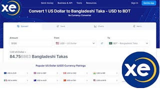 Xe International Currency Exchange Rates Amzad Trade BD