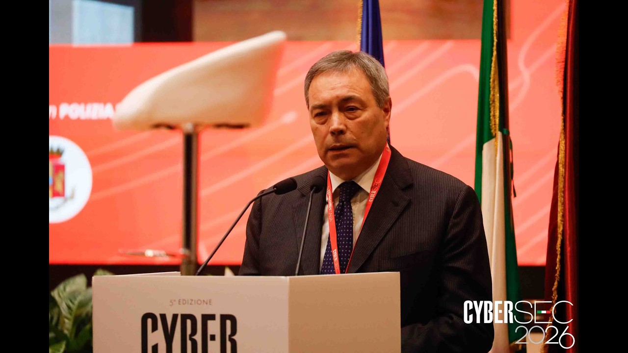 CyberSEC2026, l'intervento di Alessandro De Pedys (MAECI)