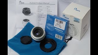 Pixco 25mm f/1.8 C-Mount CCTV Lens (FUJIFILM X-T10)