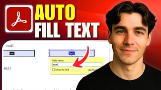 How To Auto Fill The Same Text In PDF Form In Adobe Acrobat Pro (Tutorial 2026)