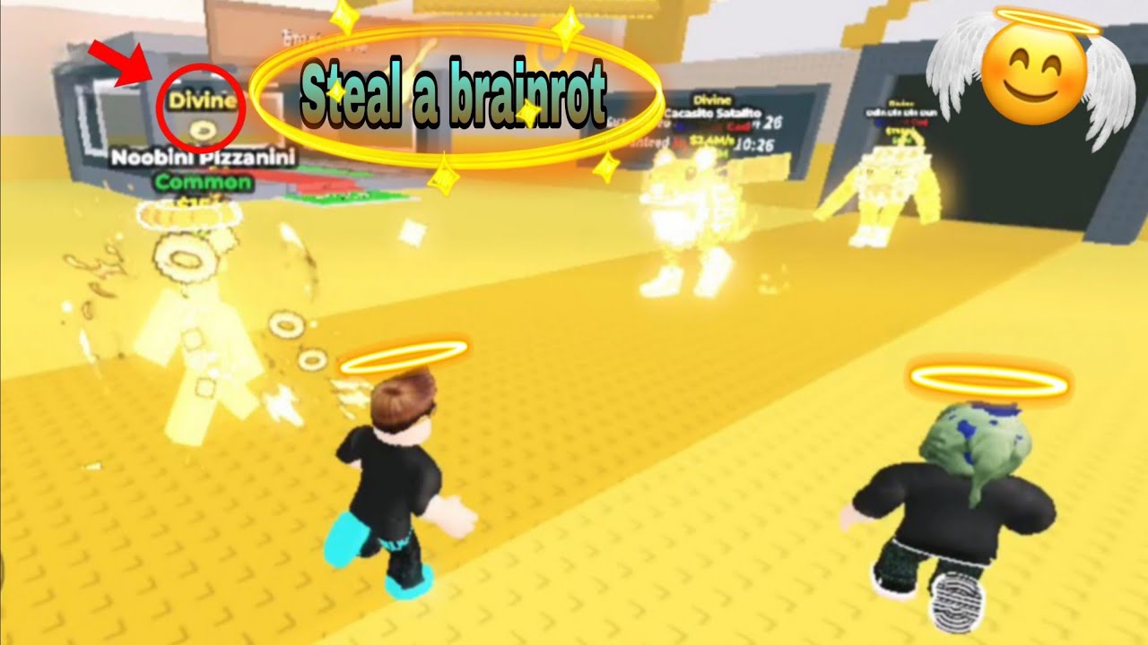 Ангелски брейнроти в Steal a brainrot. 😇