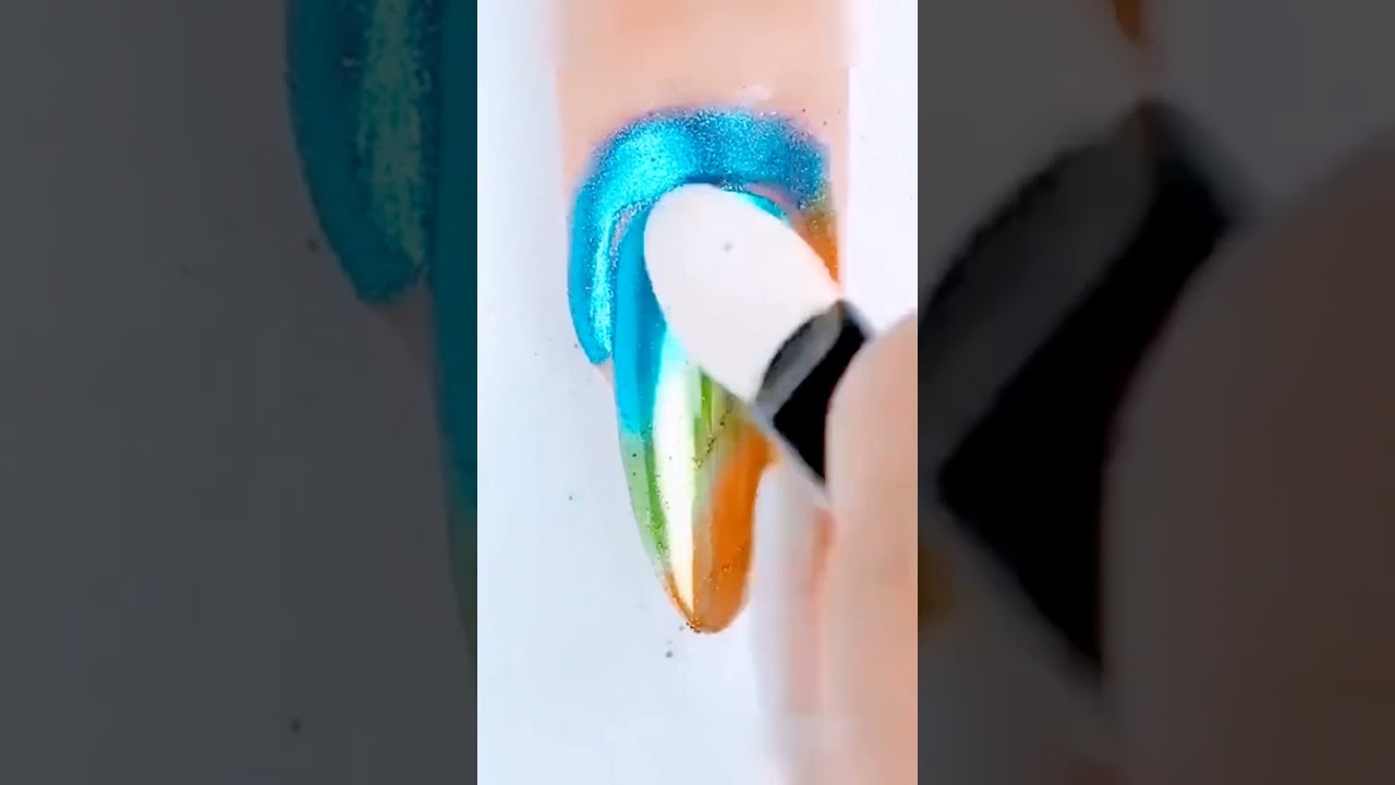 Simple nail art design #nailart #shorts - YouTube