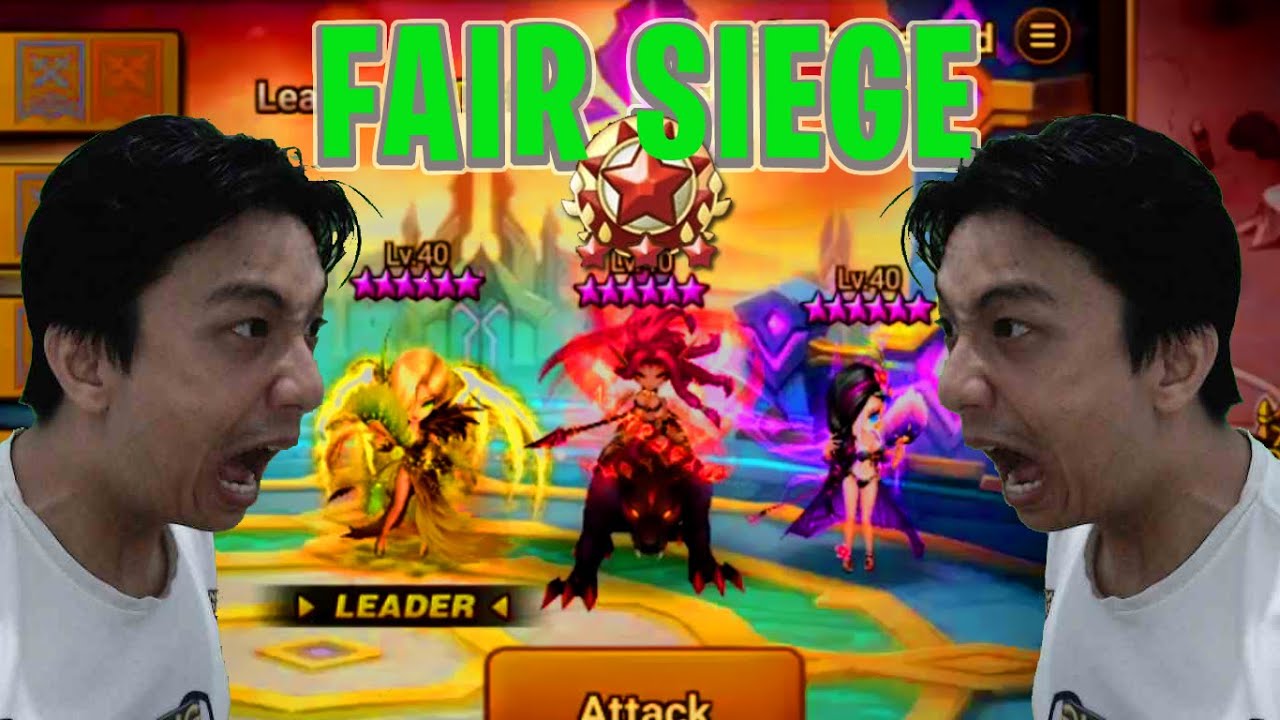 FAIR G3 SIEGE BATTLE VS SG HEROES AND RED DEVIL - isengdudegame Summoners War