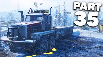 SNOWRUNNER Gameplay Walkthrough Part 35 - WESTERN STAR 6900 TWINSTEER FOR FREE & RAISED SUSPENSION