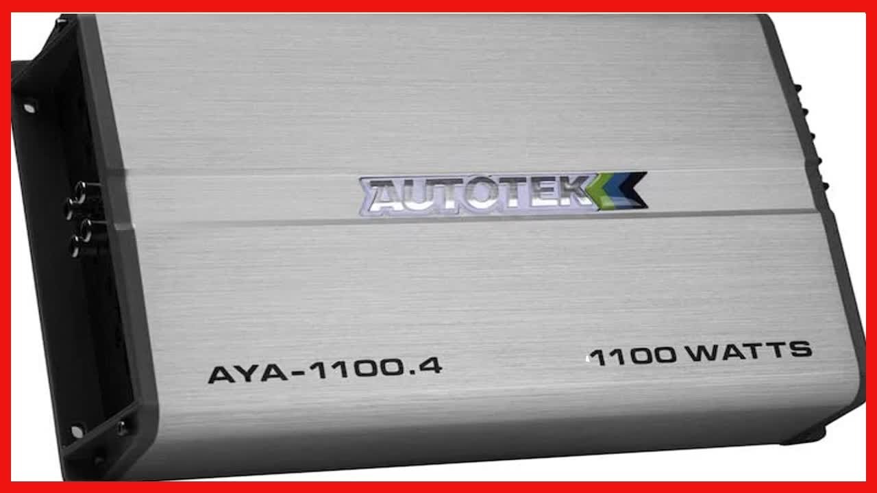 Great product -  Autotek AYA-1100.4 Alloy Series Four Channel Car Audio Amplifier (Silver) – Class A