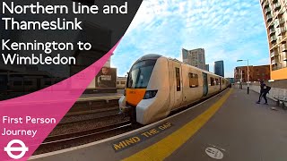 London Underground & Thameslink First Person Journey - Kennington to Wimbledon via Elephant & Castle @techandtrains101