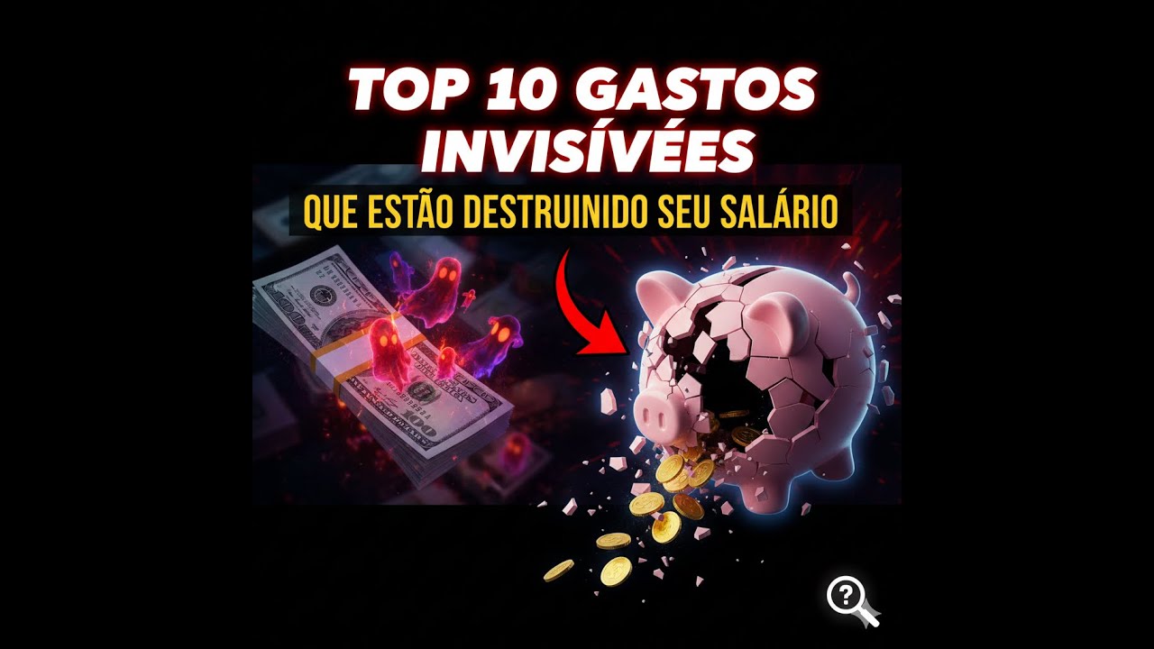 Top 10 gastos invisíveis que estão destruindo seu salário