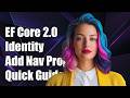 EF Core 2.0 Identity - Adding navigation properties