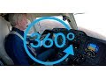 Private Jet flight in 360 with ATC audio!