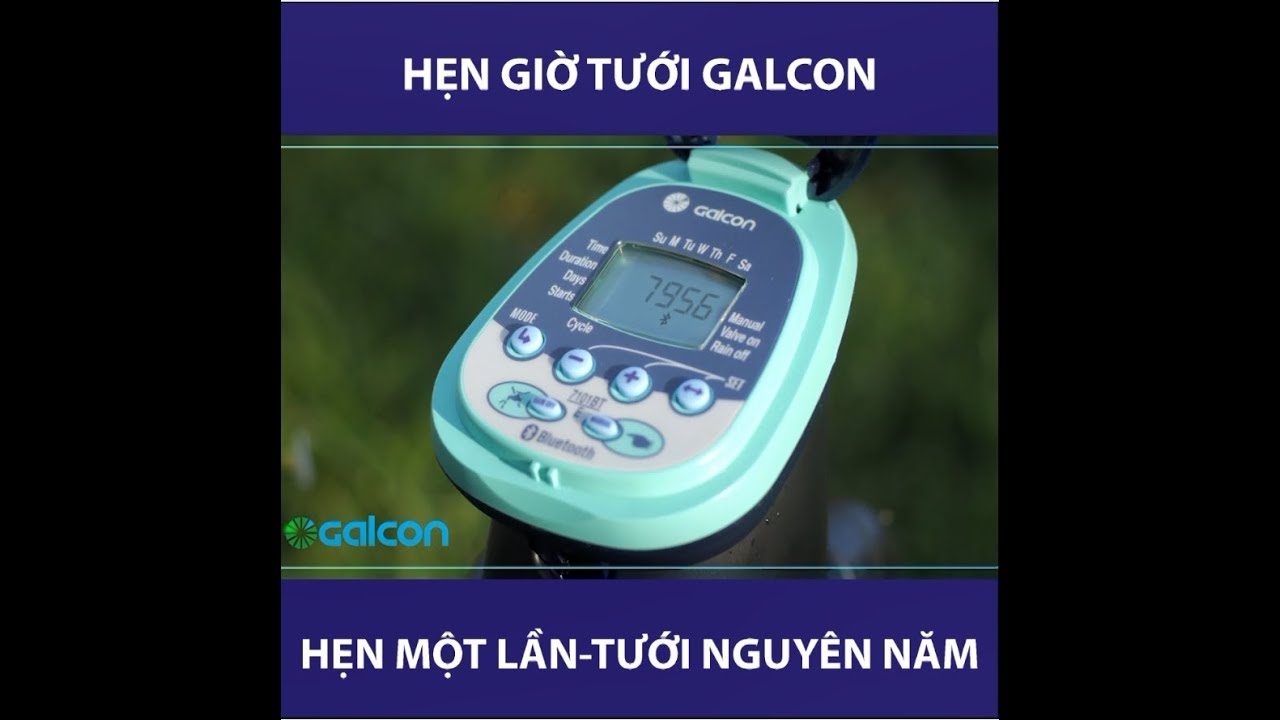 Hẹn giờ tưới tự động Galcon 7101 BT | Giá "MỀM" Nhất Thị Trường | Web Bancongxanh.com