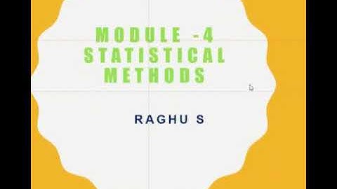 18MAT41 STATISTICAL METHODS part-3