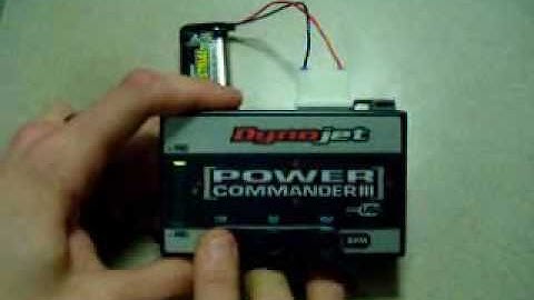 Power Commander III USB button adjustmen