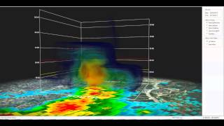 GRAE Thunderstorm updraft developing over southeast Missouri
