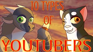 10 Types of Warrior Cats + Wings of Fire Youtubers