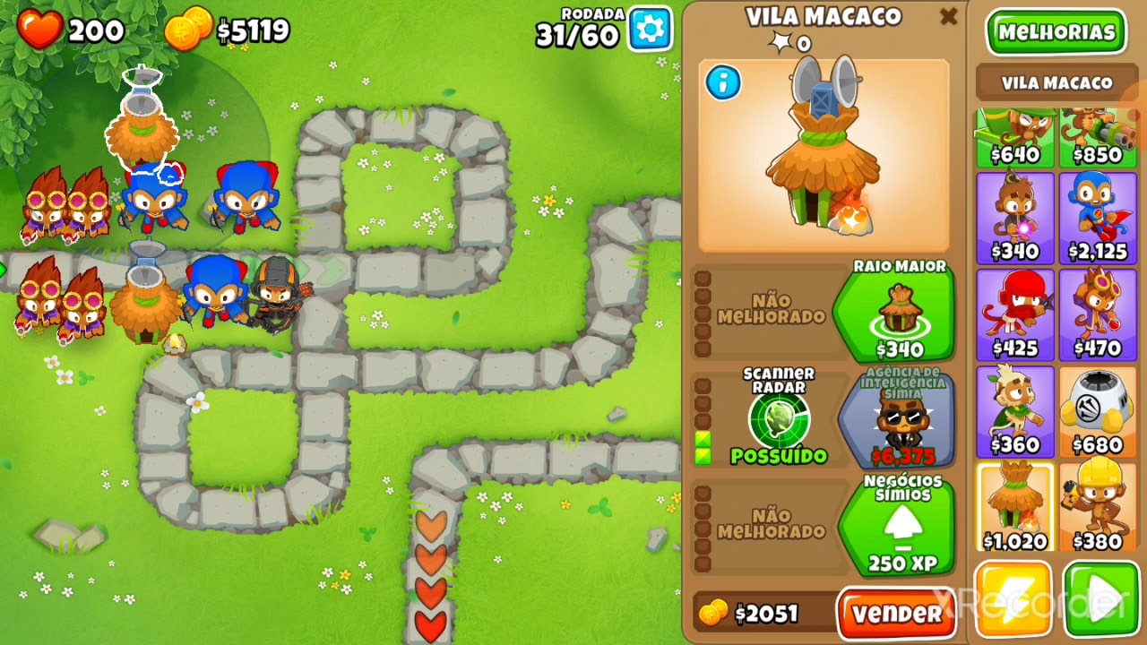 INICIEI UMA PARTIDA COM 75 CAIXAS DE DINHEIRO - Bloons TD 6 