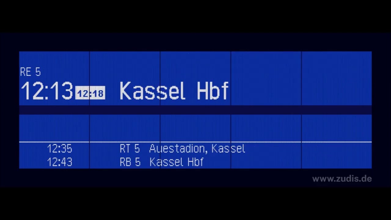 Bahnsteigansagen [Heiko Grauel] Kassel-Wilhelmshöhe