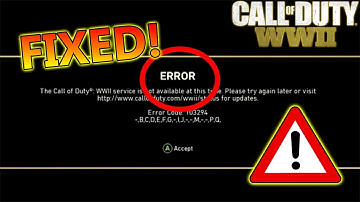 Bad things with Call of Duty: WW2 Multiplayer [ERRORS SOLVED]