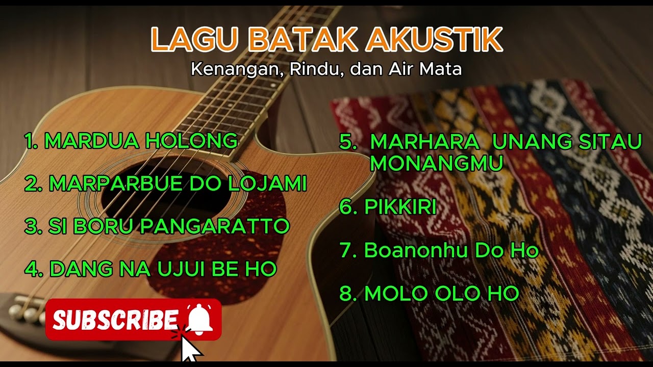 LAGU BATAK AKUSTIK | KENANGAN, RINDU, DAN AIR MATA