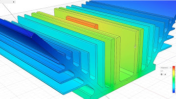 Fusion 360 Thermal Simulation of CPU Heatsink: Heat Transfer Analysis Tutorial
