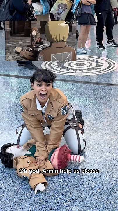 UNHINGED COSPLAY 😭 #attackontitan #aot #dora #wednesday