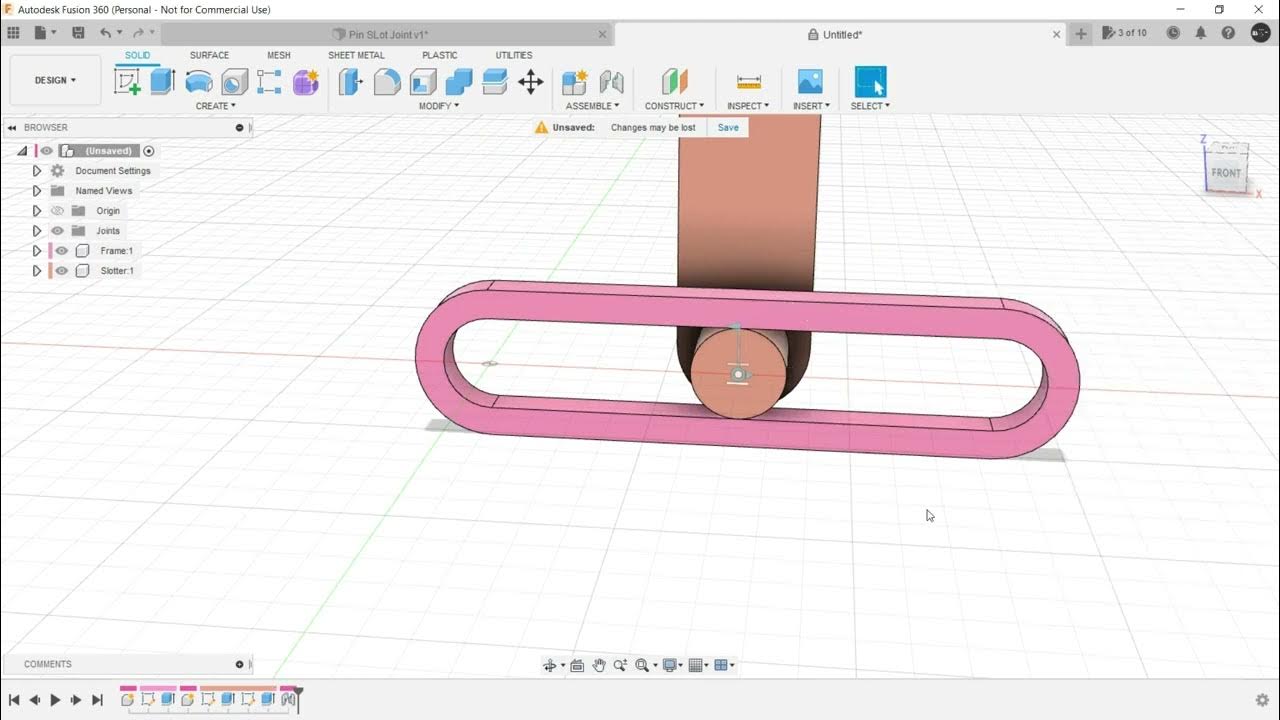 Fusion 360 Tutorial Designing a Pin Slot Joint YouTube