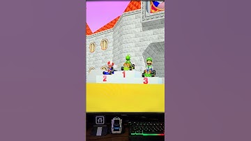 1st Overall! #n64 #ebot #raspberrypi #nintendo #mariokart #shorts #gaming #retrogaming