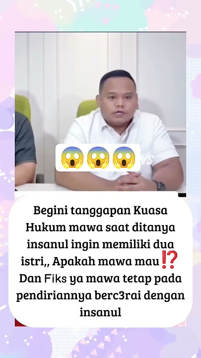 Mawa fiks akan c3rai dgn Insanul#inararusli#wardatinamawa #artist#shortvideo#viral#tranding#fyp