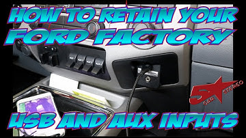How to retain your Ford factory USB and AUX when adding a new stereo