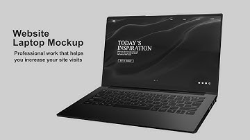 Laptop Screen Mockup Video - After Effects Template