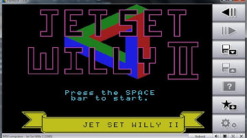 Jet Set Willy 2 - MSX 1 Microsoft - emulador Pantheon 5.938 - testeado Windows 7 x64