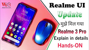 (Hands-ON Explain) Realme UI Update based on Android 10 Received in Realme 3 Pro @TechnicalSaifie