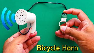 How To Make A Rechargeable Bicycle Horn | Homemade Horn Project | Bike Buzzer | Cycle Bell| Horn DIY